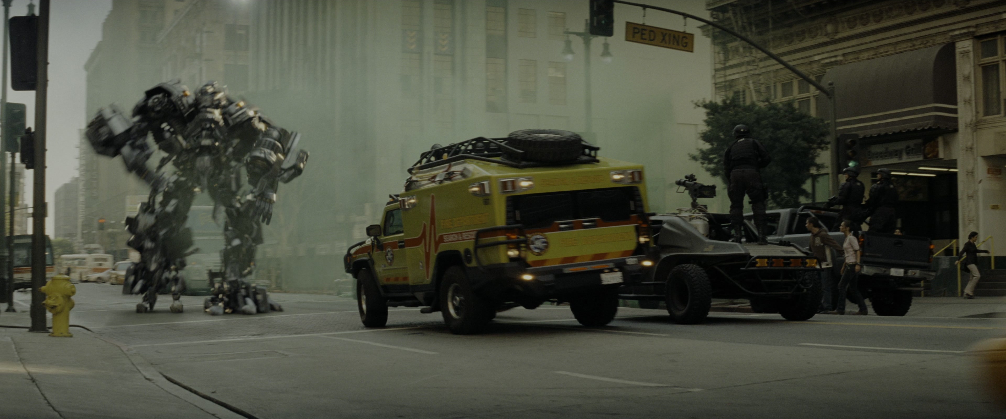 Transformers (2007), wide, 2.40:1 — film still