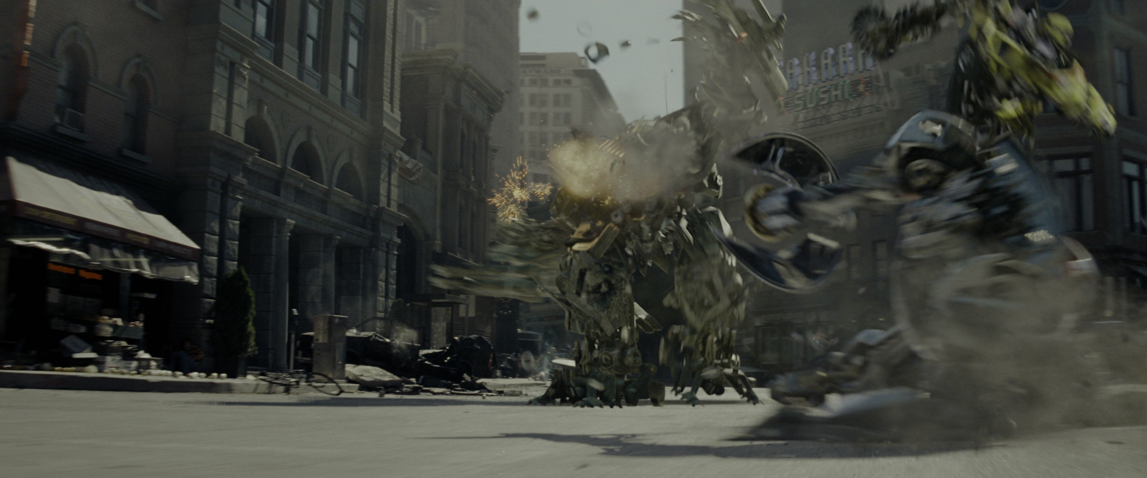 Transformers (2007), wide, 2.40:1 — film still