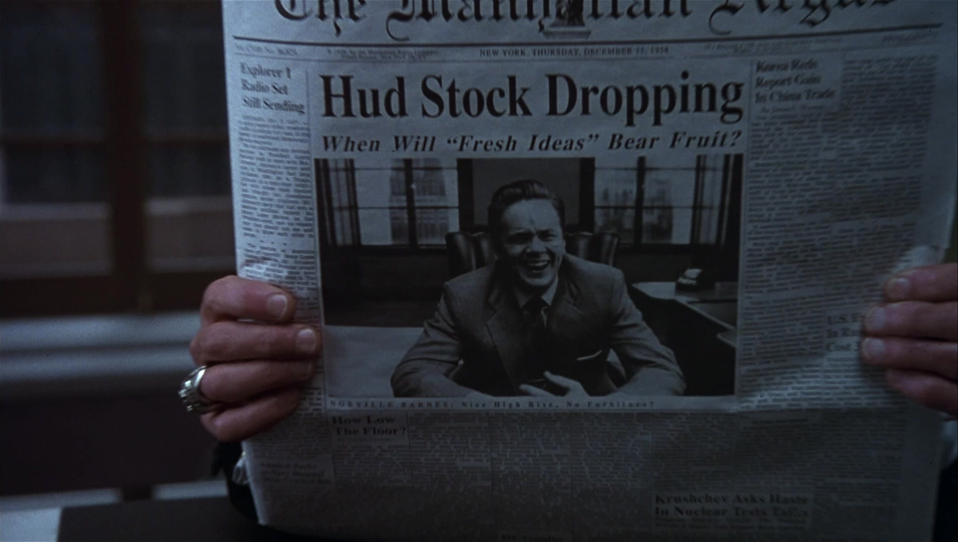 The Hudsucker Proxy (1994), wide, 1.77:1 — film still