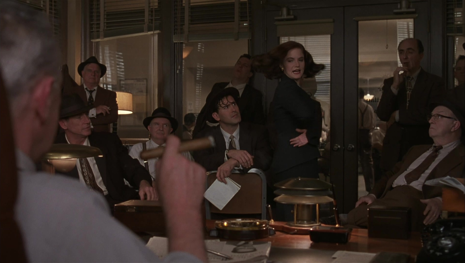 The Hudsucker Proxy (1994), wide, 1.77:1 — film still