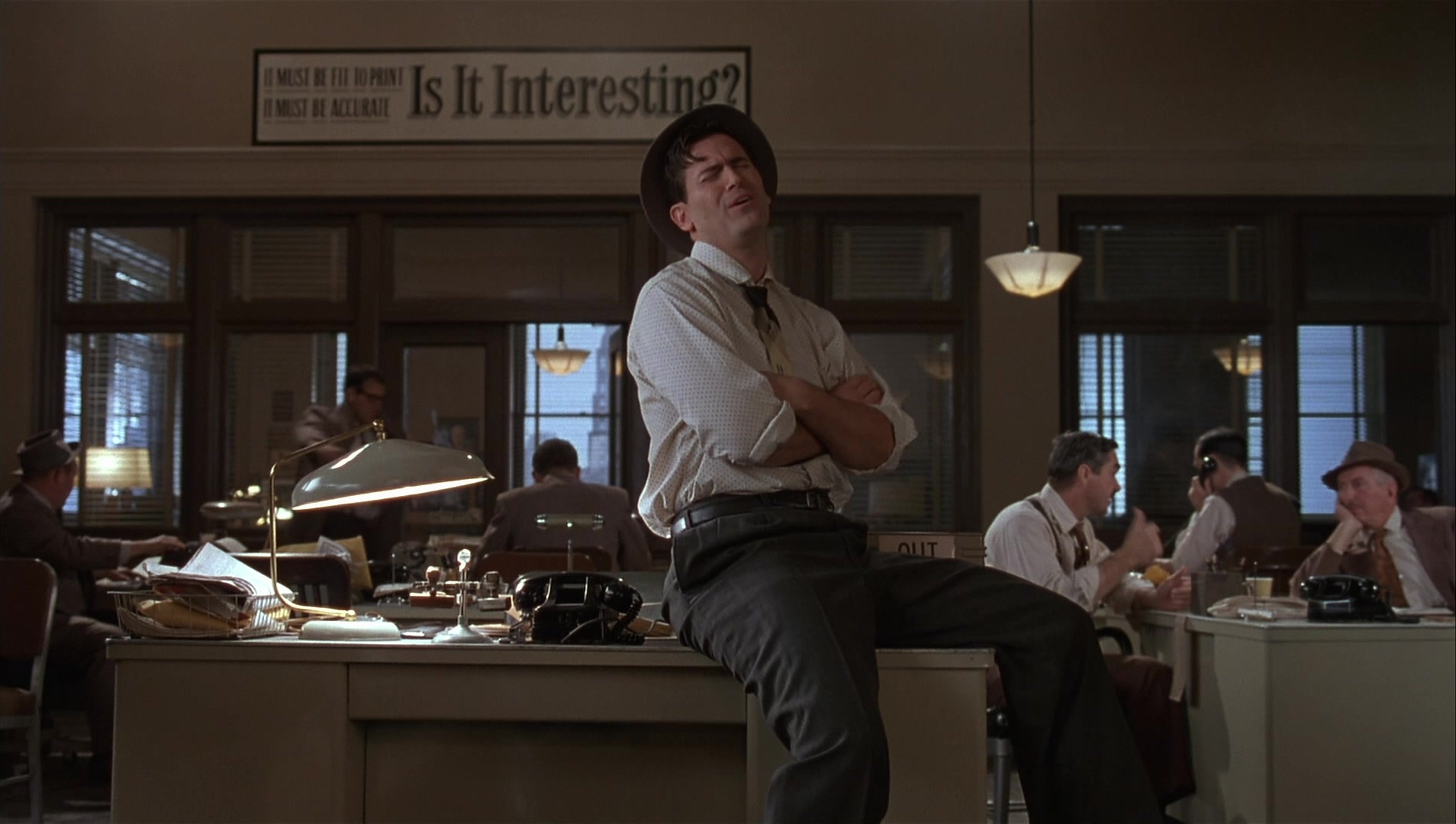 The Hudsucker Proxy (1994), wide, 1.77:1 — film still