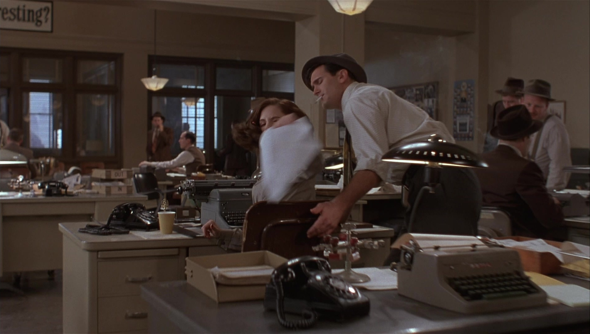 The Hudsucker Proxy (1994), wide, 1.77:1 — film still