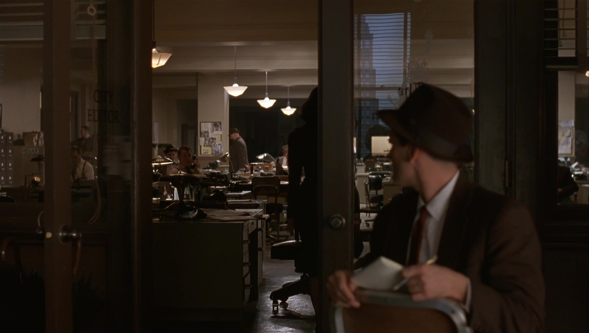 The Hudsucker Proxy (1994), wide, 1.77:1 — film still