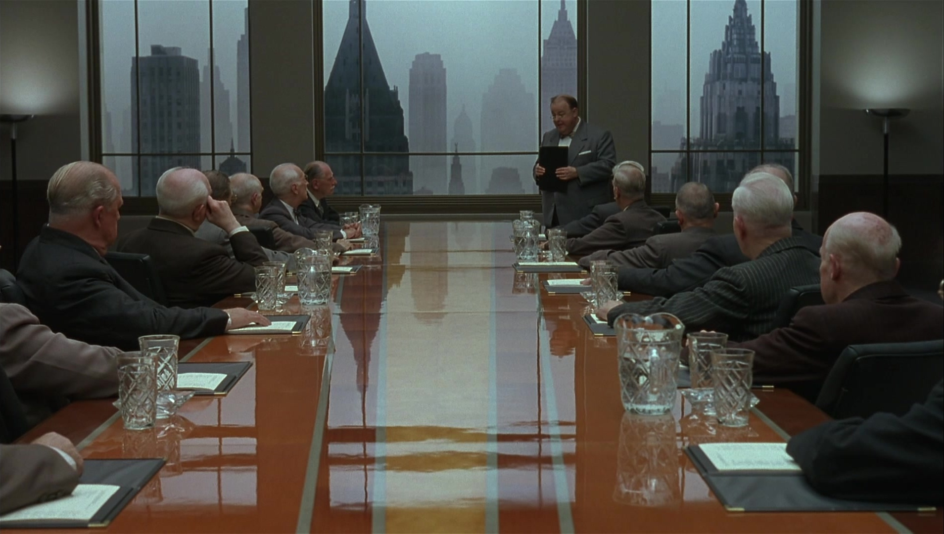 The Hudsucker Proxy (1994), wide, 1.77:1 — film still