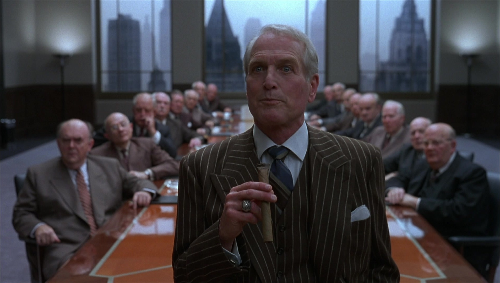 The Hudsucker Proxy (1994), wide, 1.77:1 — film still