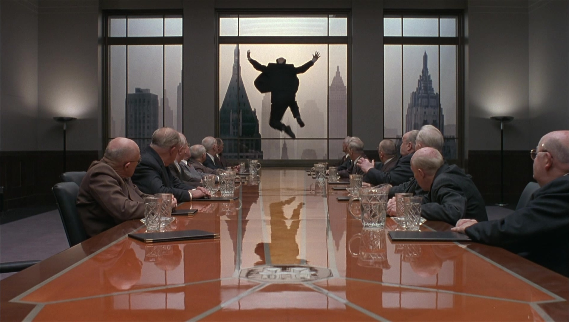 The Hudsucker Proxy (1994), wide, 1.77:1 — film still
