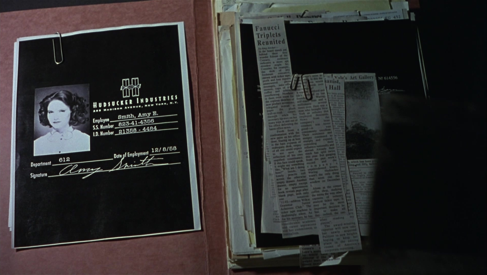 The Hudsucker Proxy (1994), wide, 1.77:1 — film still