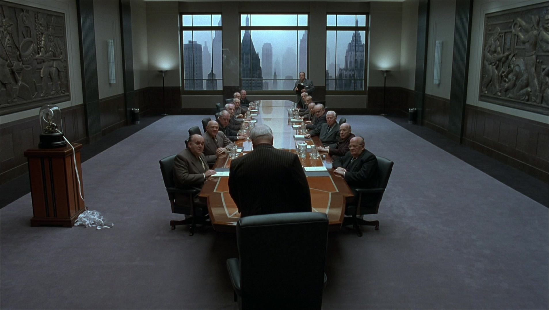 The Hudsucker Proxy (1994), wide, 1.77:1 — film still