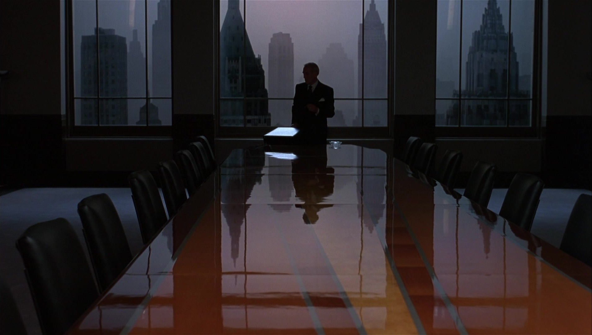 The Hudsucker Proxy (1994), wide, 1.77:1 — film still