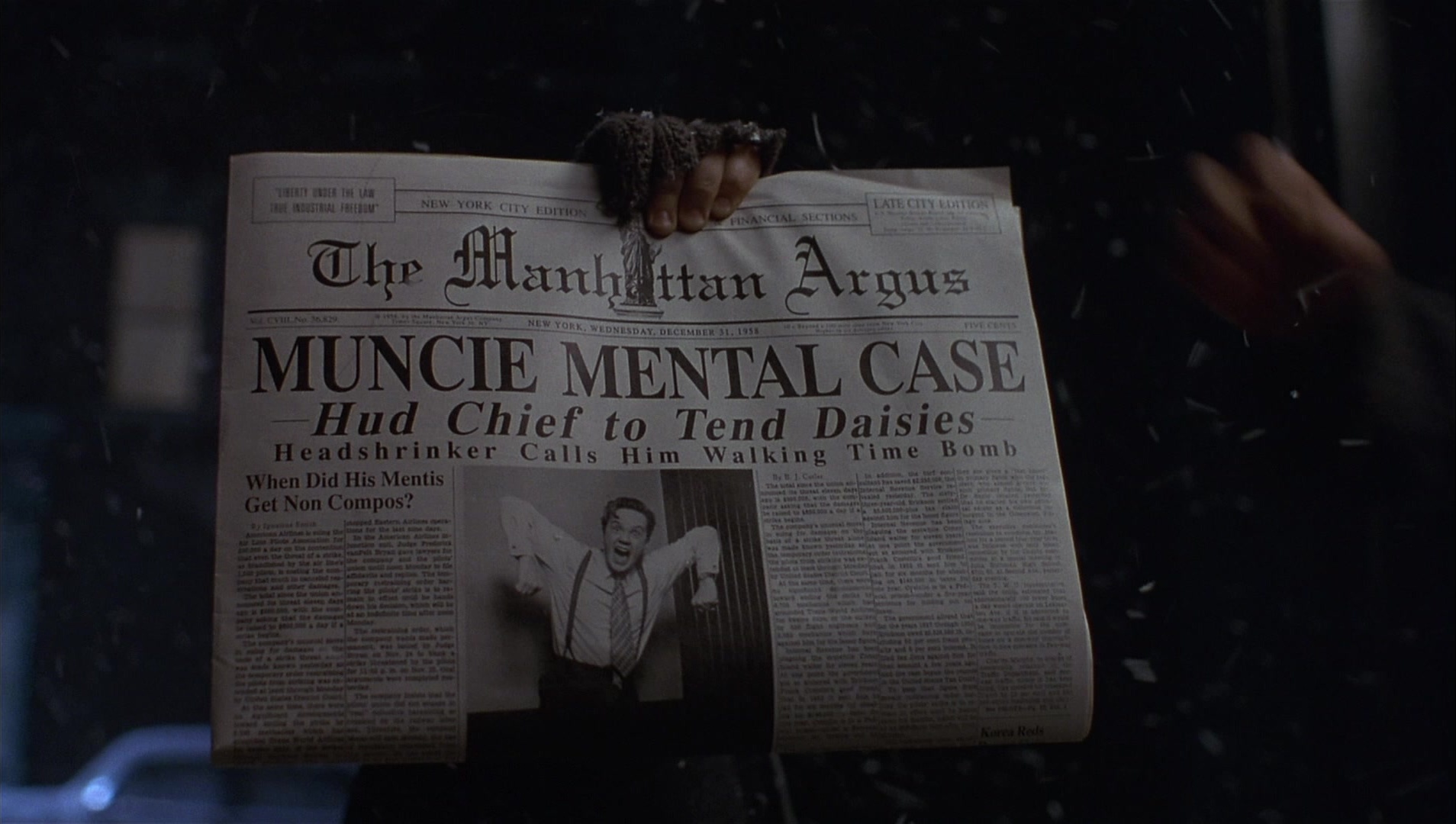 The Hudsucker Proxy (1994), wide, 1.77:1 — film still