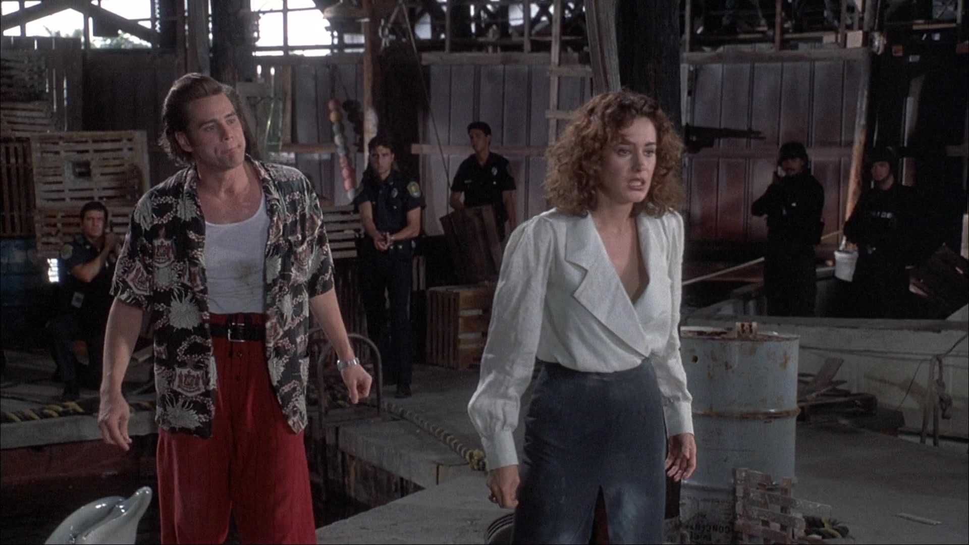 Ace Ventura: Pet Detective (1993), wide, 1.78:1 — film still
