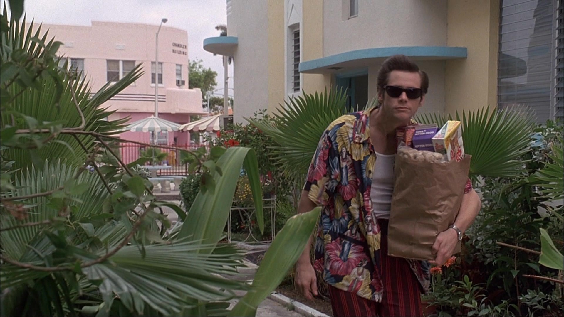 Ace Ventura: Pet Detective (1993), wide, 1.78:1 — film still