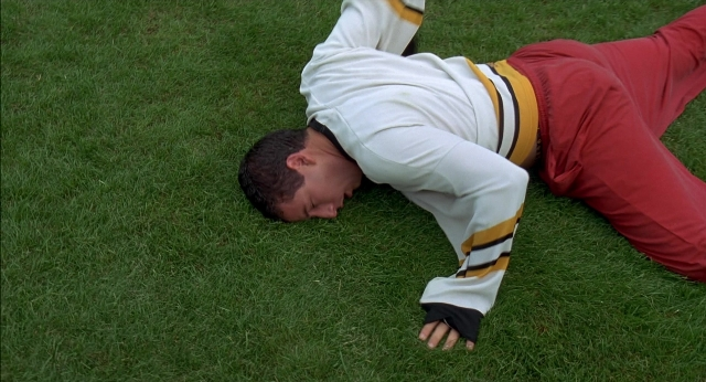 Frame from Happy Gilmore — shirt, person, human face