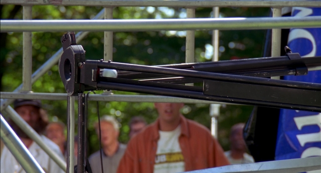 Wide shot frame from Happy Gilmore — dialogue, person, human face