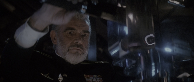 Wide shot frame from The Hunt for Red October — room, uniform, hand