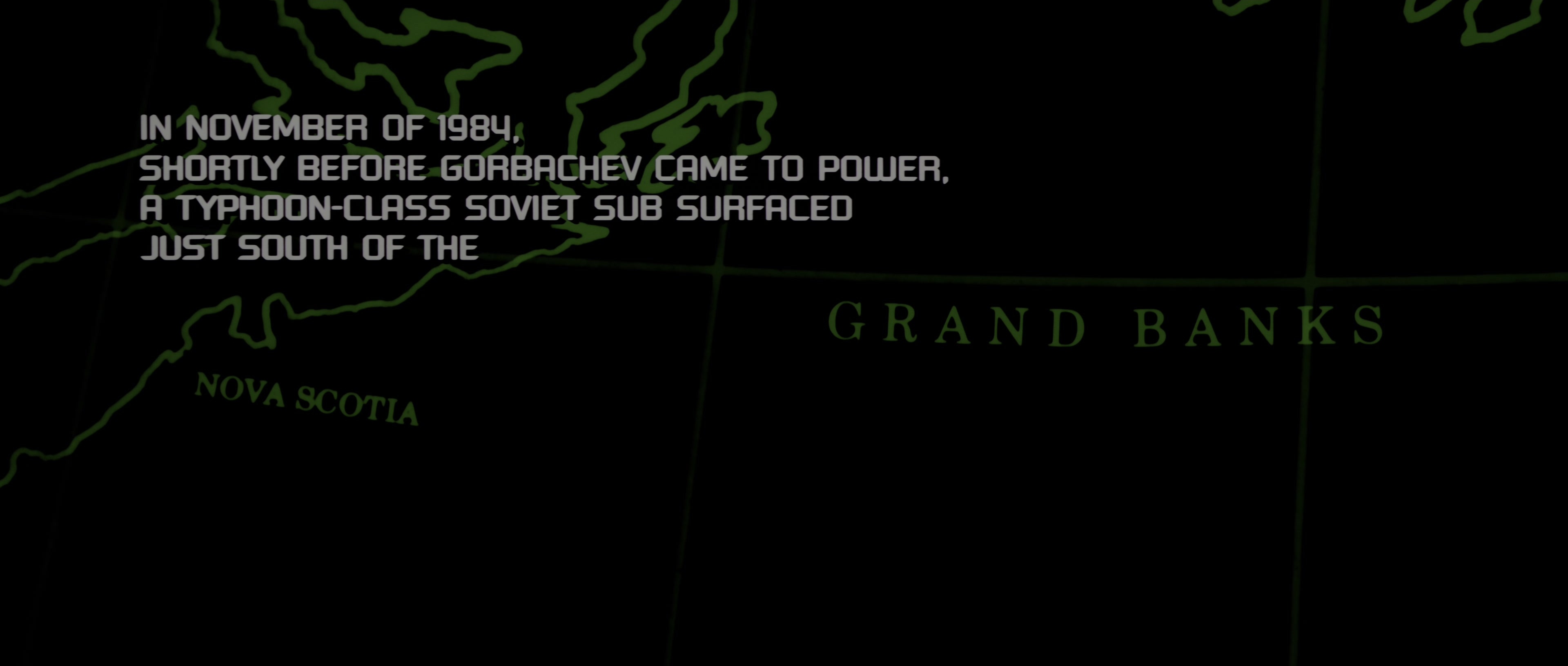 The Hunt for Red October (1990), wide, 2.35:1 — film still