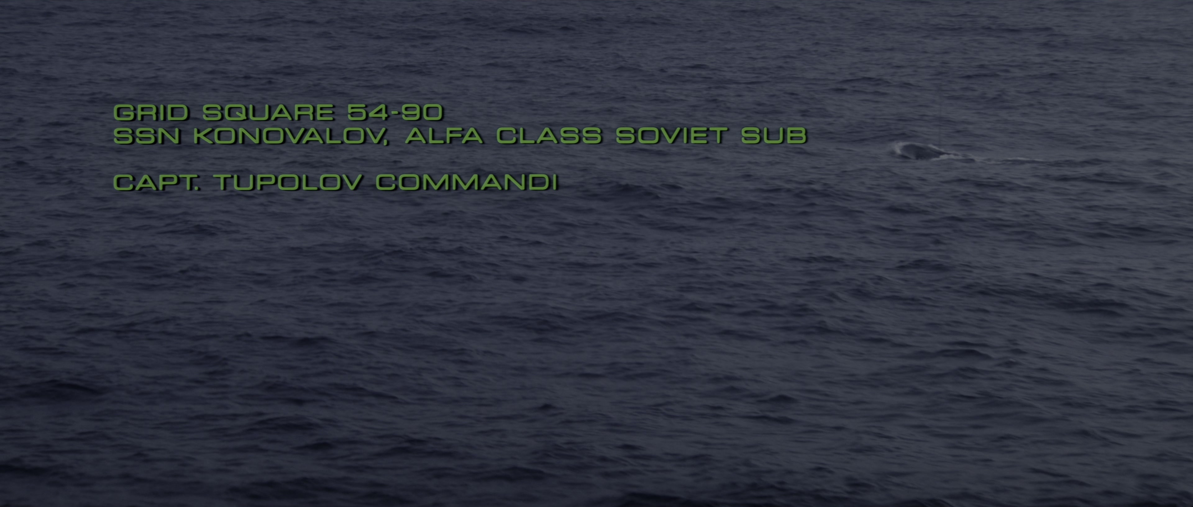 The Hunt for Red October (1990), wide, 2.35:1 — film still