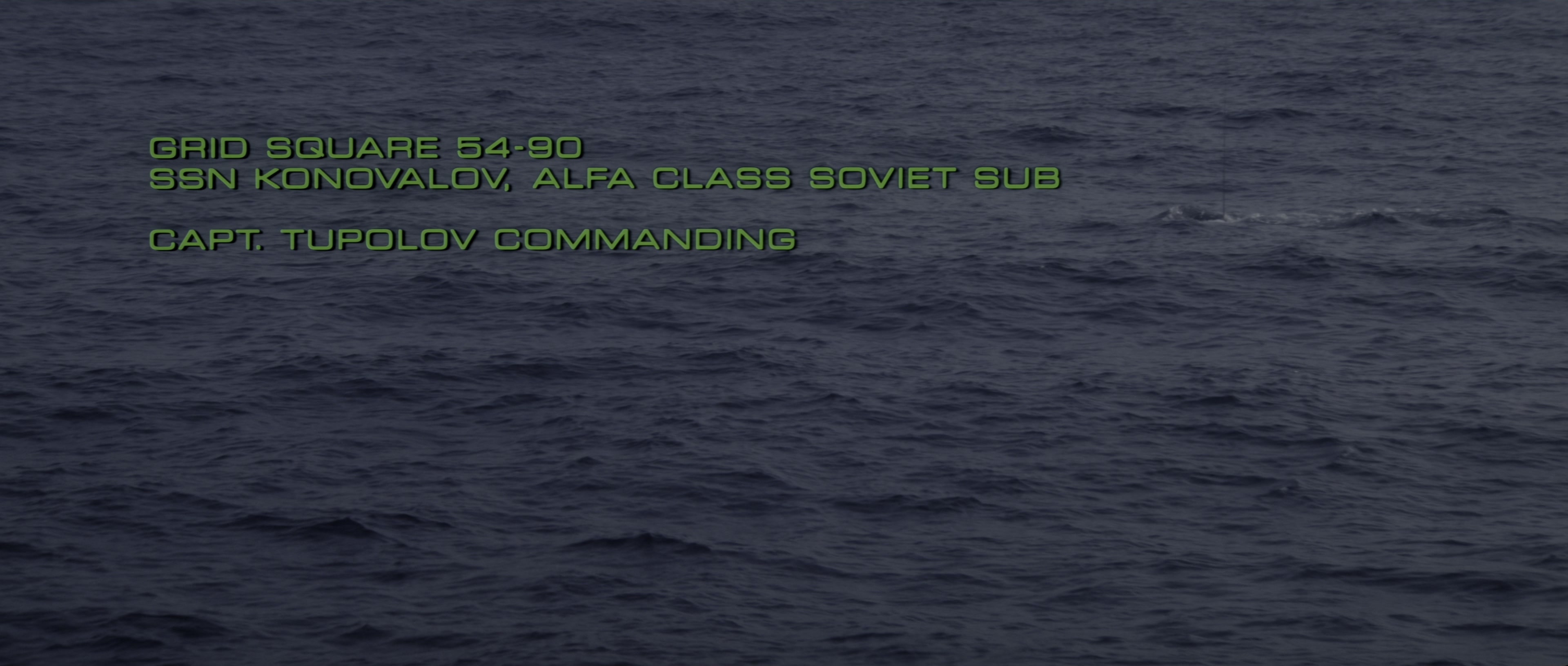 The Hunt for Red October (1990), unknown, 2.35:1 — film still