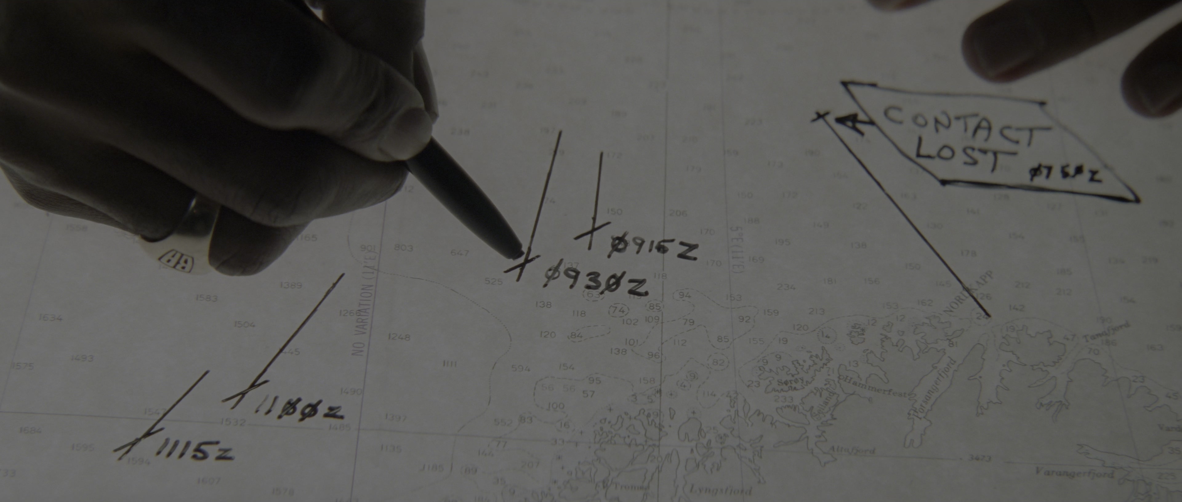 The Hunt for Red October (1990), wide, 2.35:1 — film still