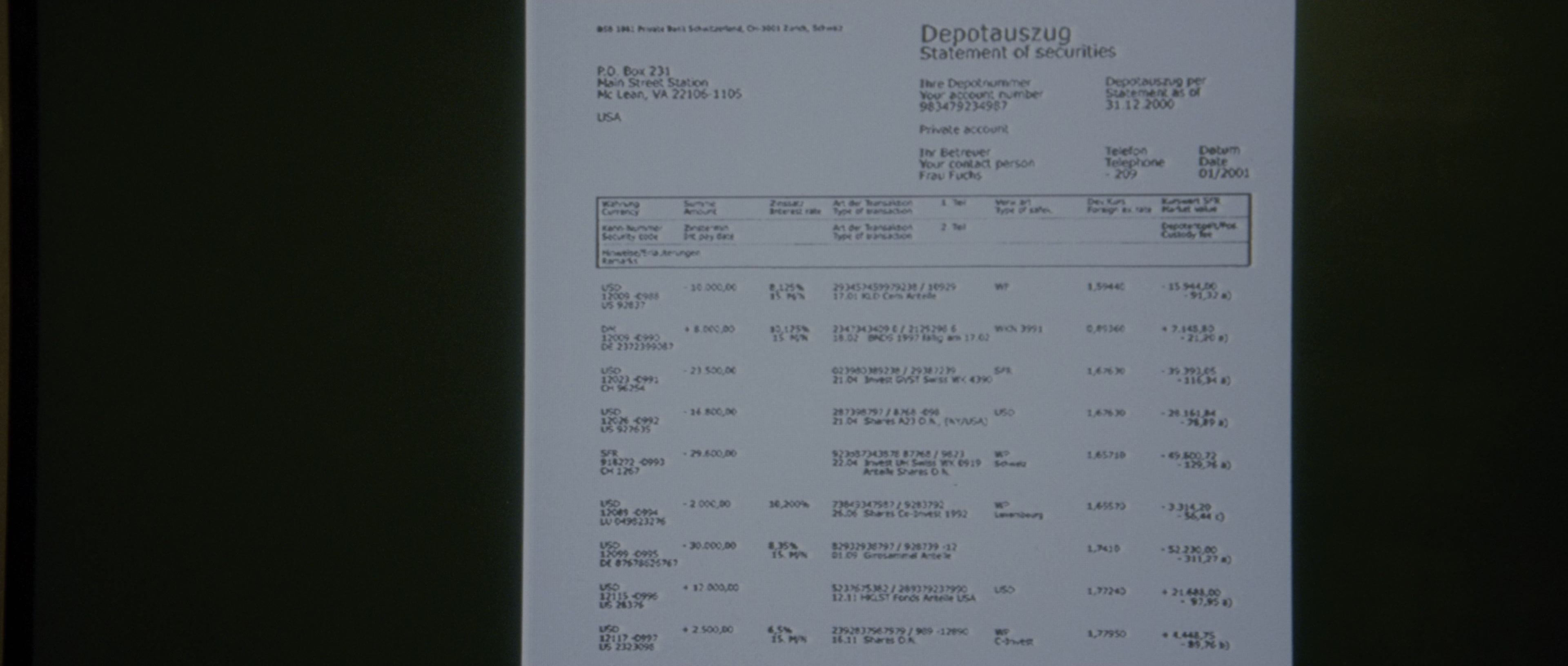 The Bourne Supremacy (2004), unknown, 2.35:1 — film still