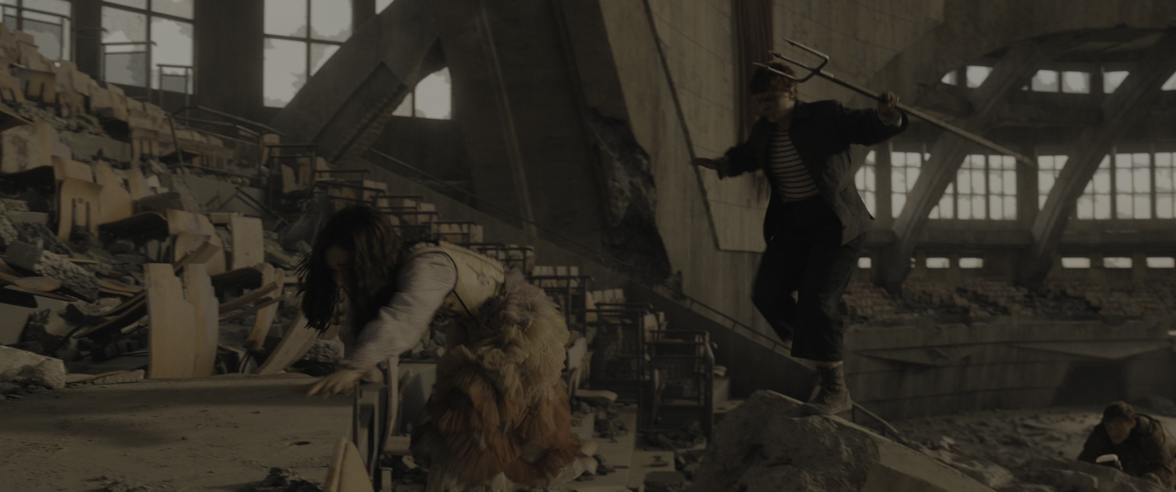 The Hunger Games: The Ballad of Songbirds & Snakes (2023), wide, 2.39:1 — film still