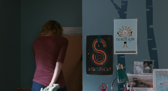 Frame from The Fault in Our Stars — standing, room, hand