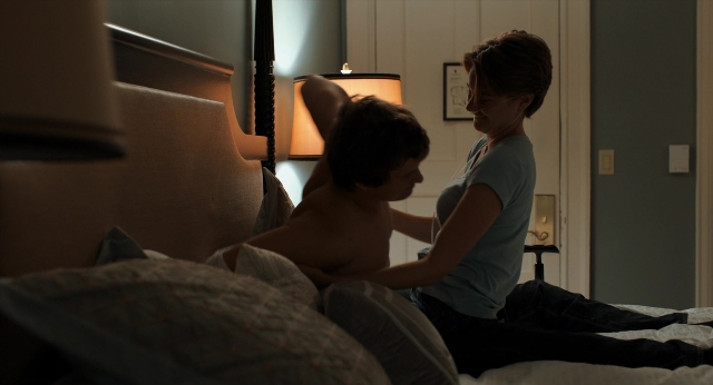 Frame from The Fault in Our Stars — sitting, room, dialogue