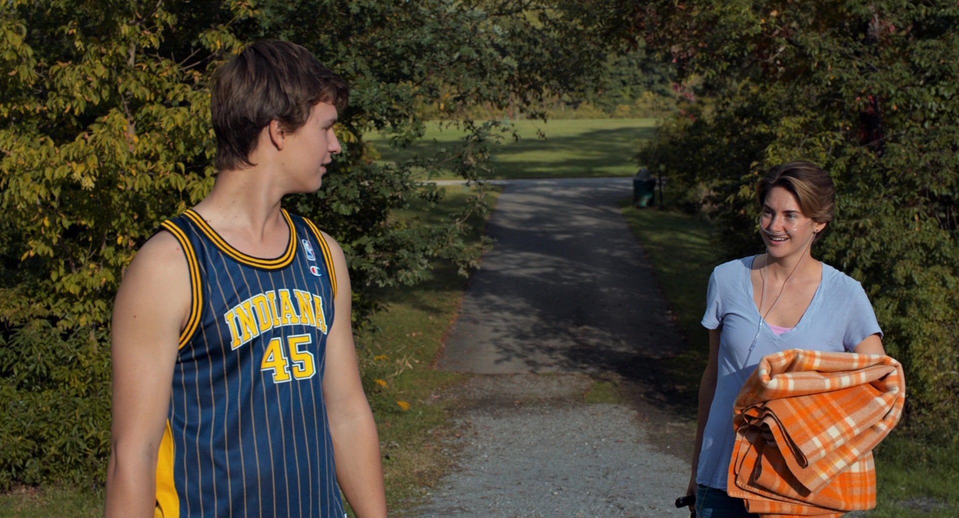 The Fault in Our Stars (2014), wide, 1.85:1 — film still