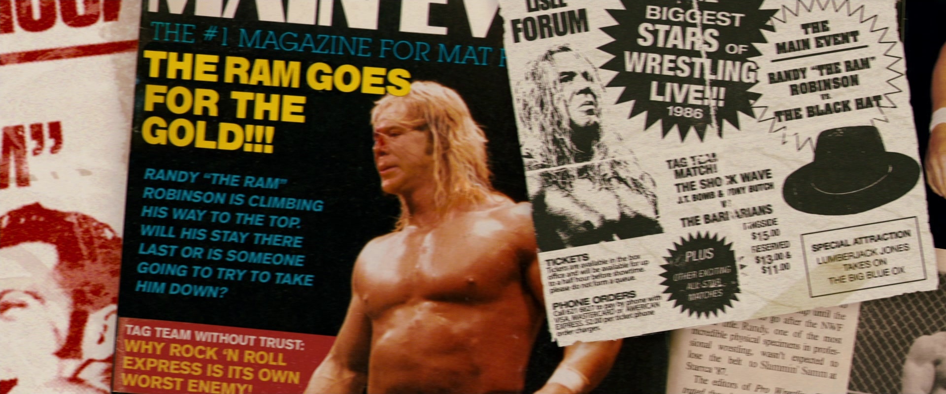 The Wrestler (2008), wide, 2.40:1 — film still