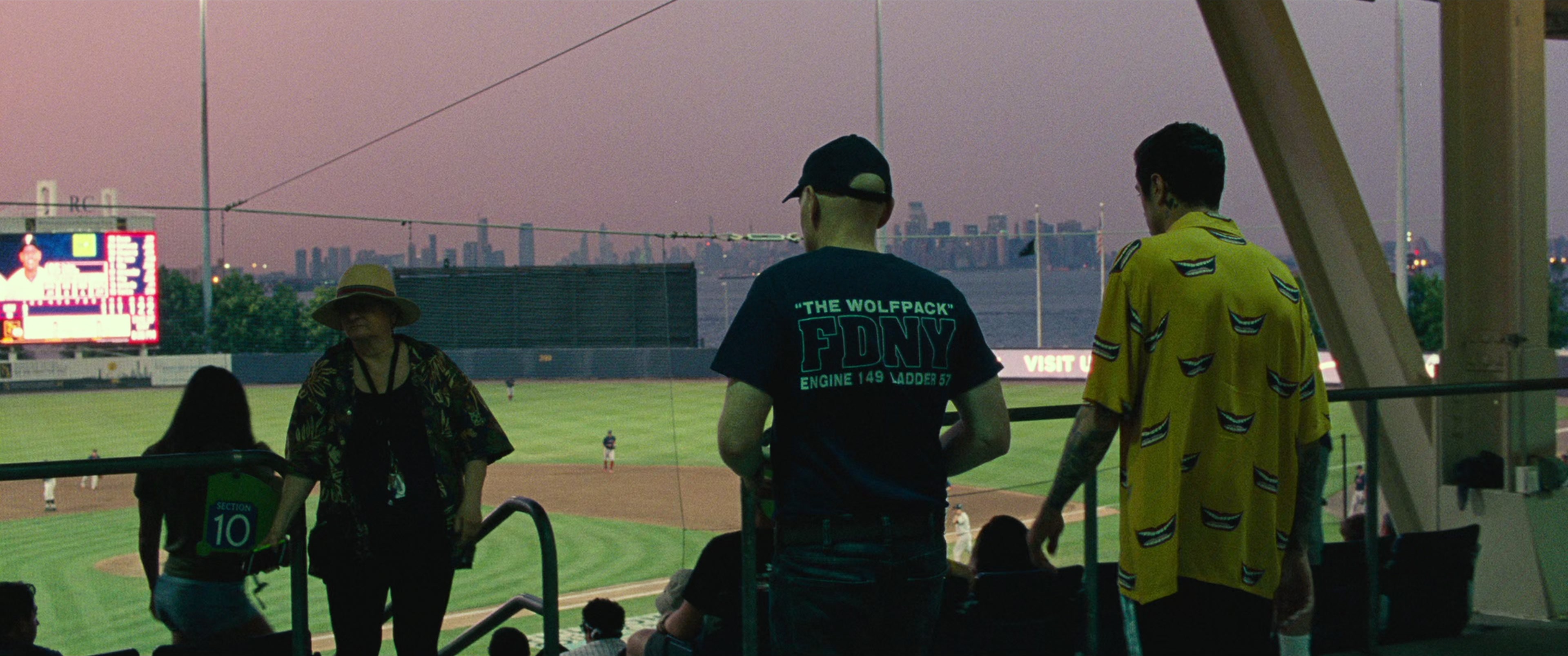 The King of Staten Island (2020), wide, 2.39:1 — film still