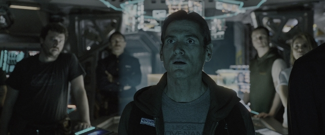 Medium shot frame from Alien: Covenant — face, person, human face