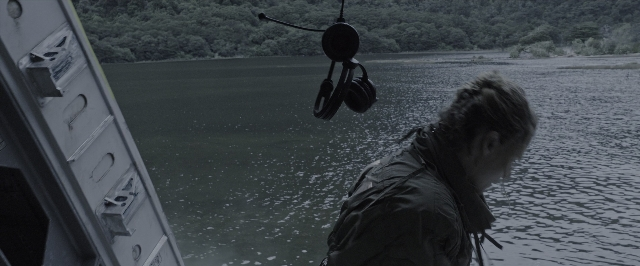 Frame from Alien: Covenant — standing, car, boat