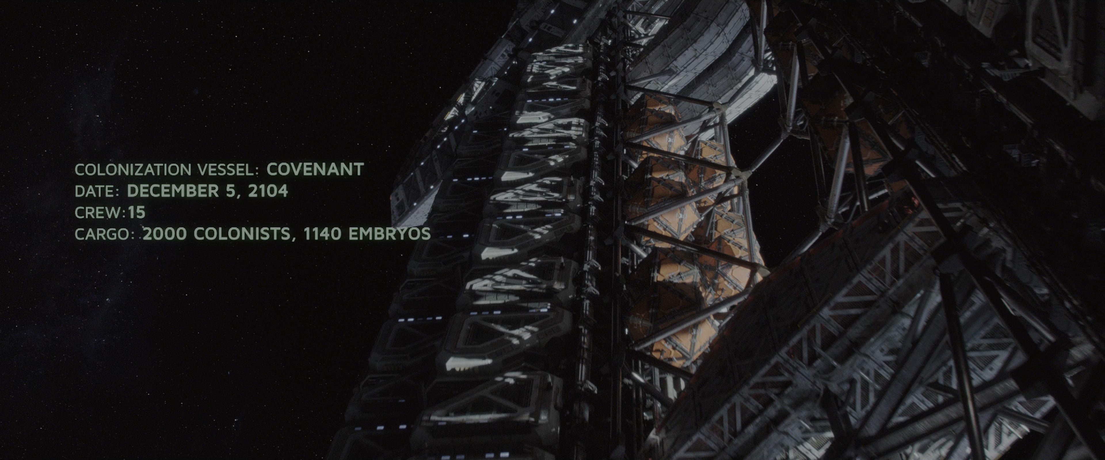 Alien: Covenant (2017), medium, 2.40:1 — film still