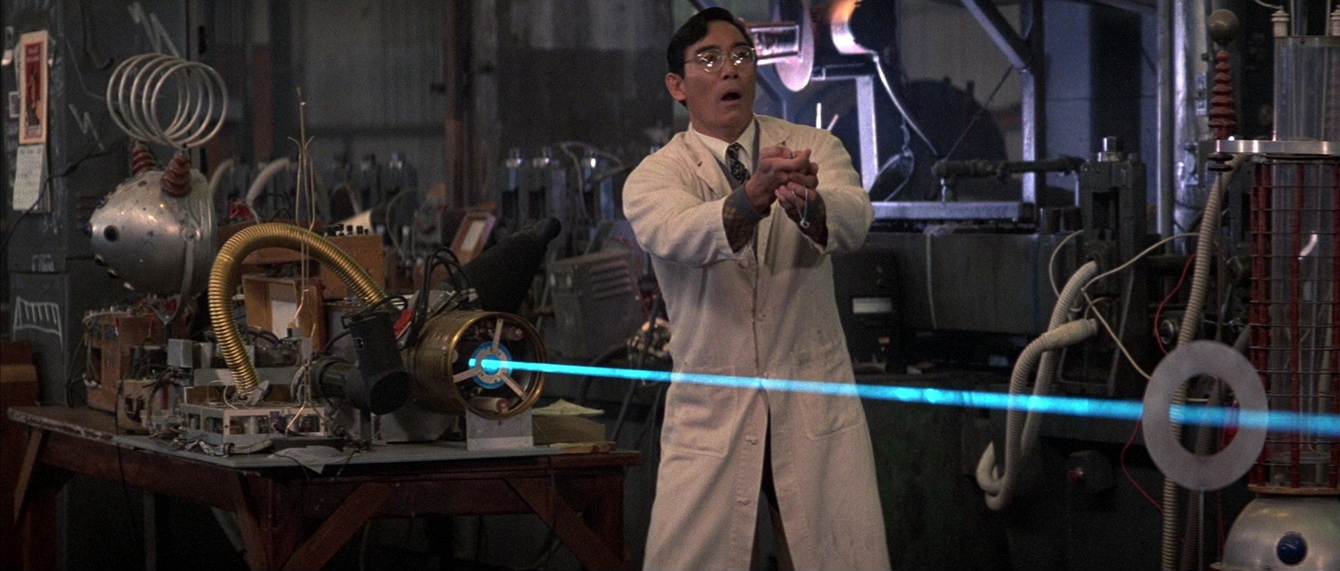 The Adventures of Buckaroo Banzai Across the 8th Dimension (1984), wide, 2.34:1 — film still