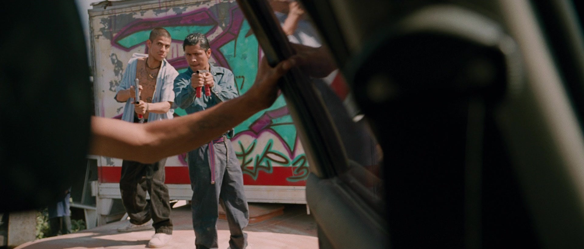 Sin nombre (2009), wide, 2.35:1 — film still