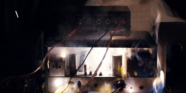 Wide shot frame from Stranger Things — home appliance