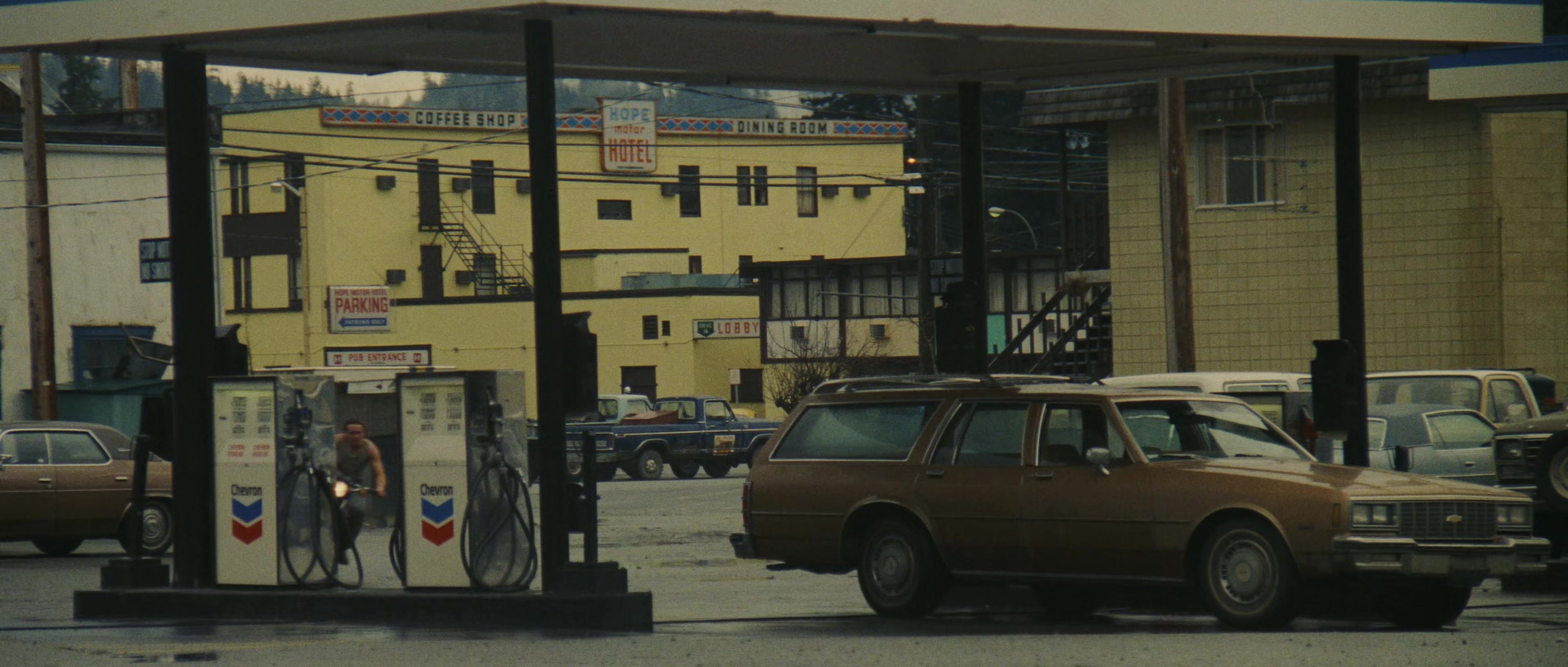 First Blood (1982), wide, 2.35:1 — film still