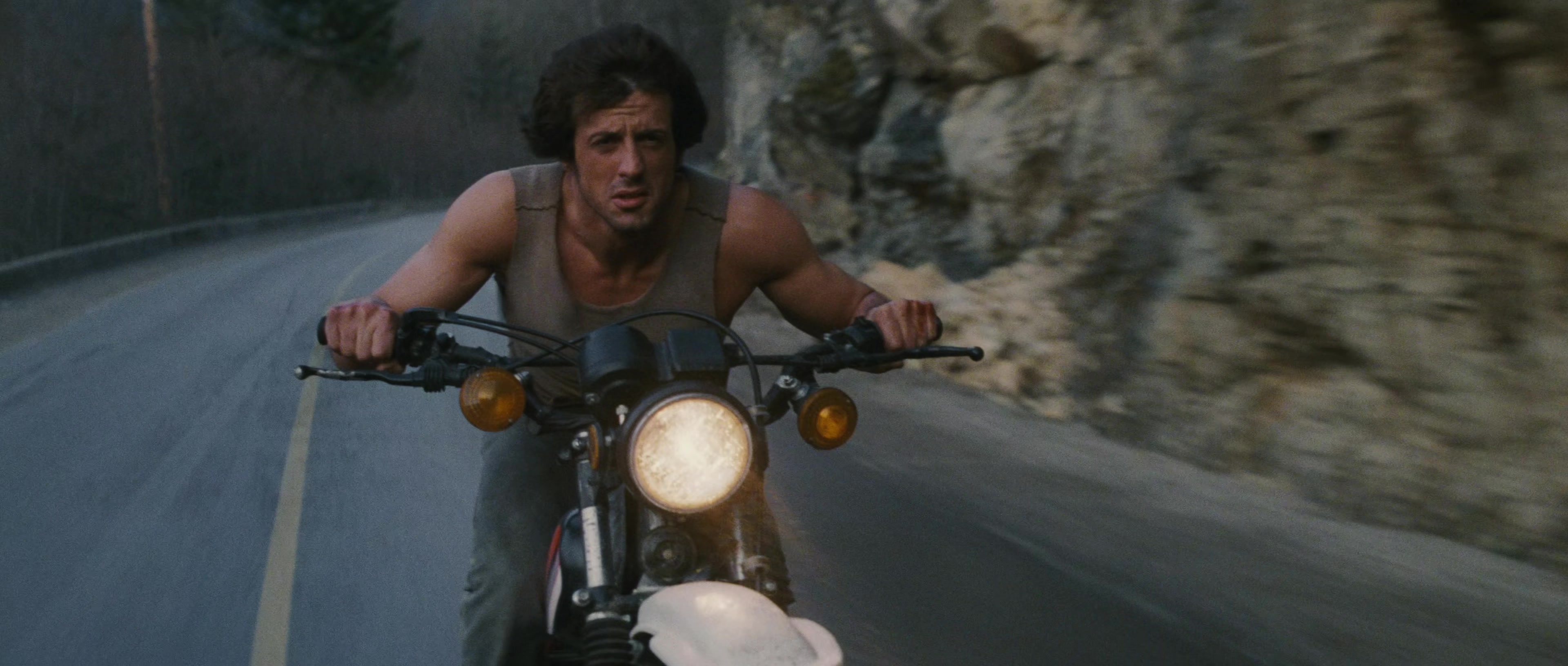 First Blood (1982), wide, 2.35:1 — film still