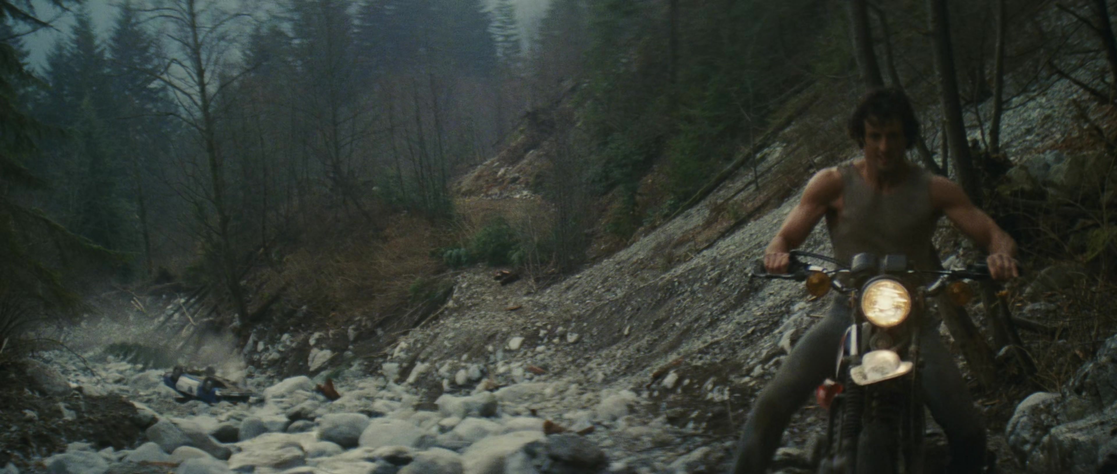 First Blood (1982), wide, 2.35:1 — film still