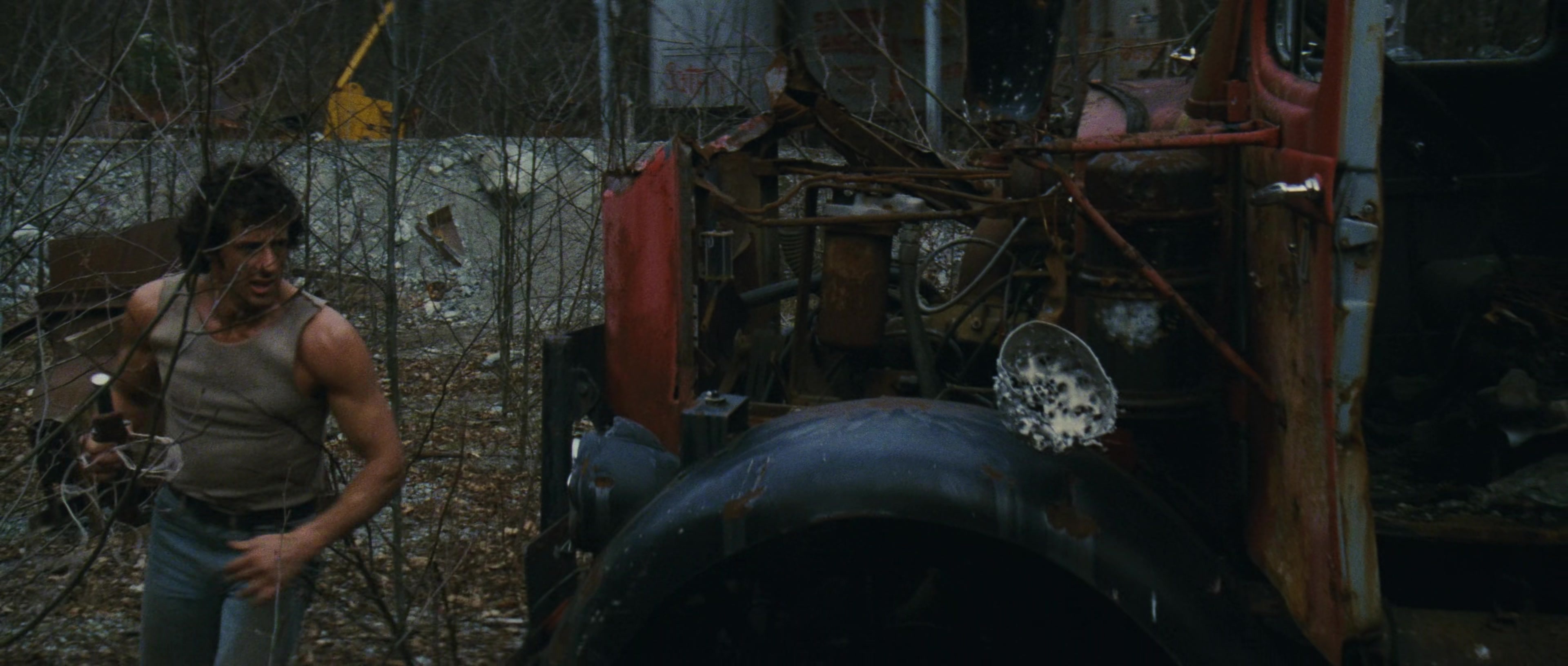 First Blood (1982), wide, 2.35:1 — film still