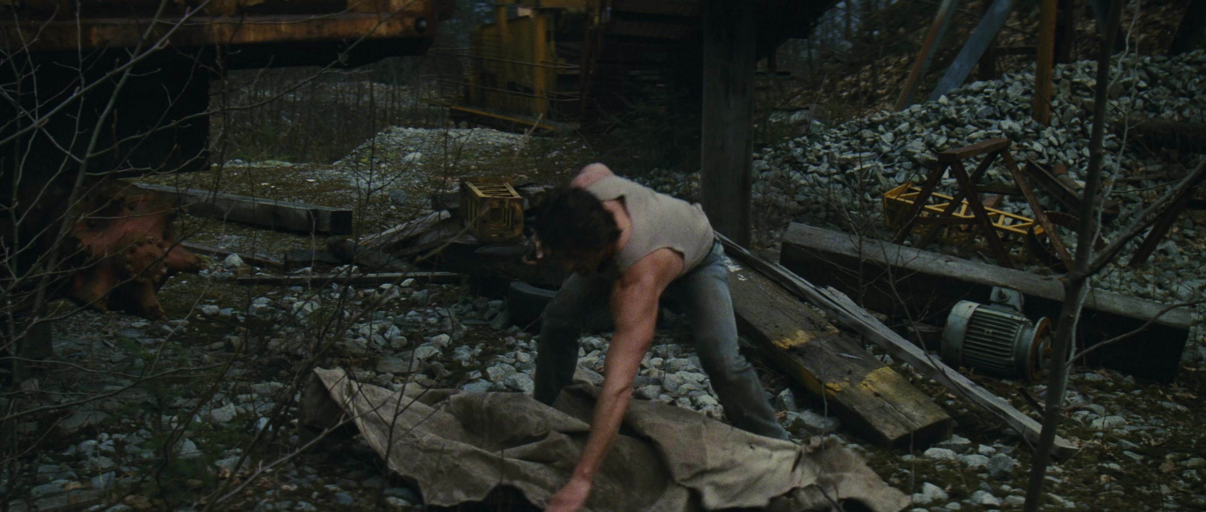 First Blood (1982), wide, 2.35:1 — film still