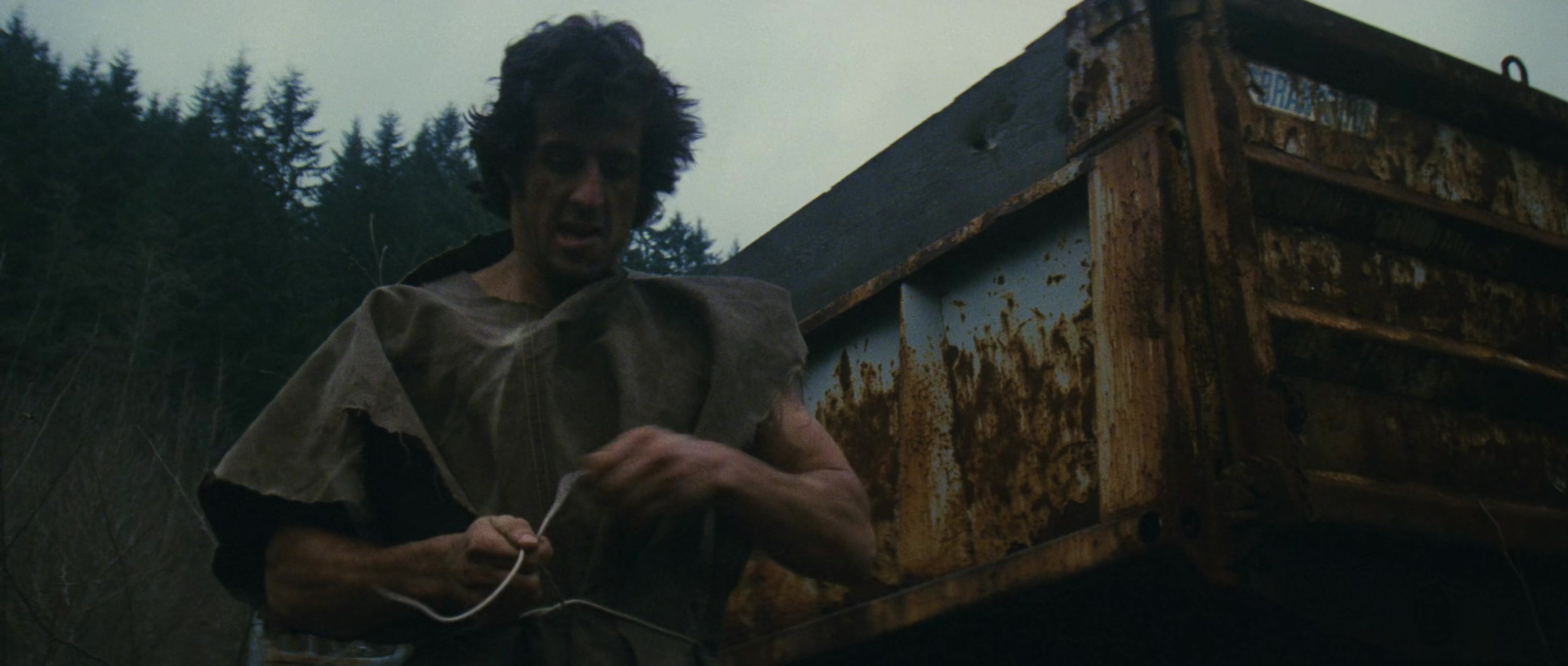 First Blood (1982), wide, 2.35:1 — film still