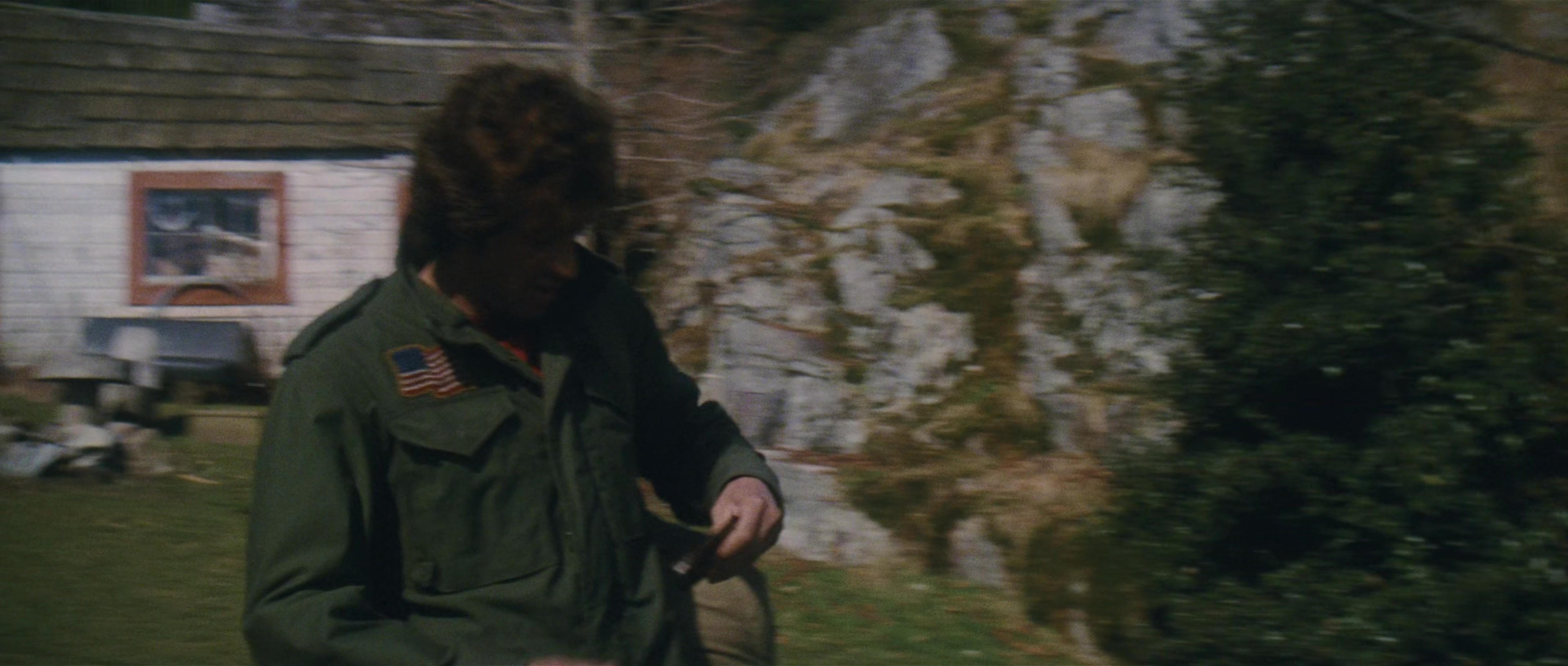First Blood (1982), close, 2.35:1 — film still