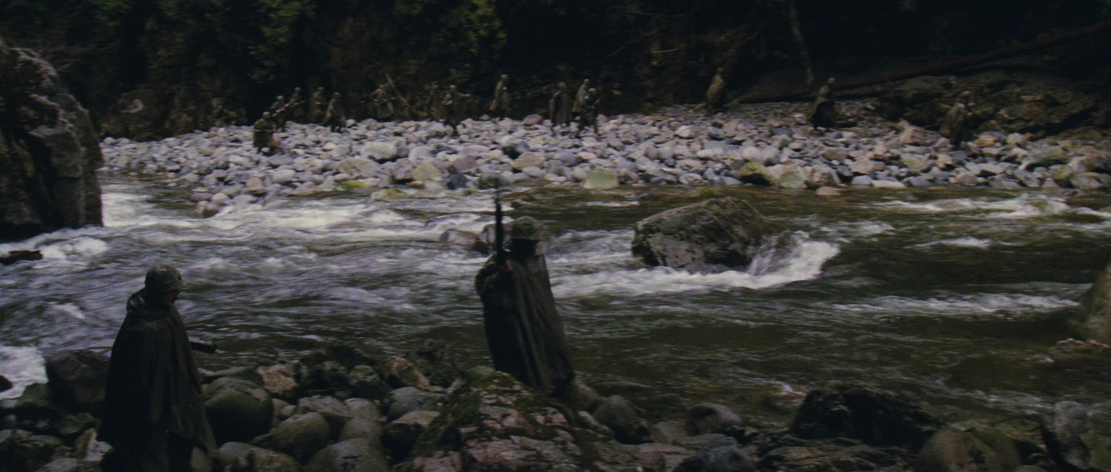 First Blood (1982), wide, 2.35:1 — film still