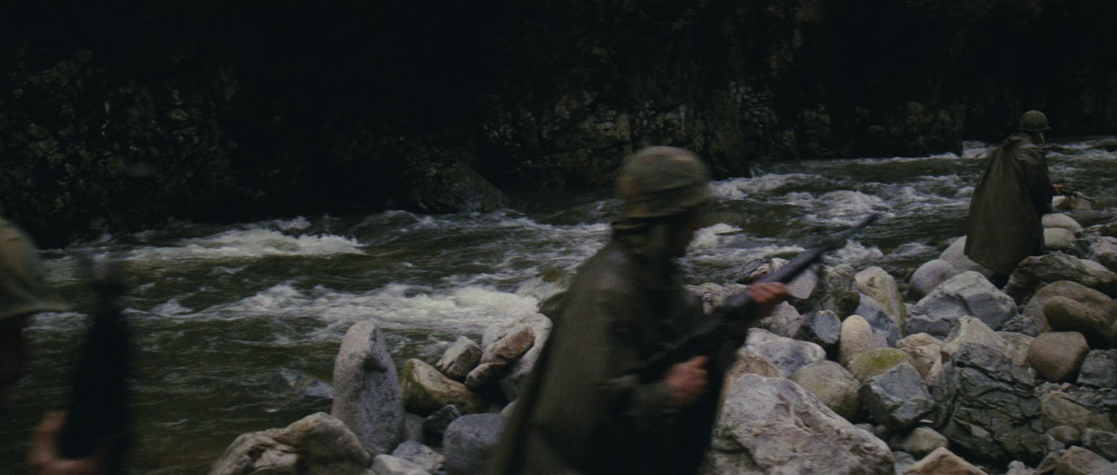 First Blood (1982), wide, 2.35:1 — film still