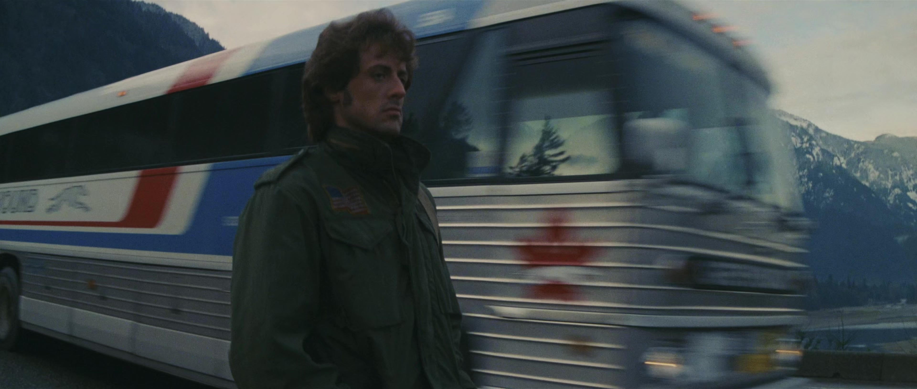 First Blood (1982), wide, 2.35:1 — film still