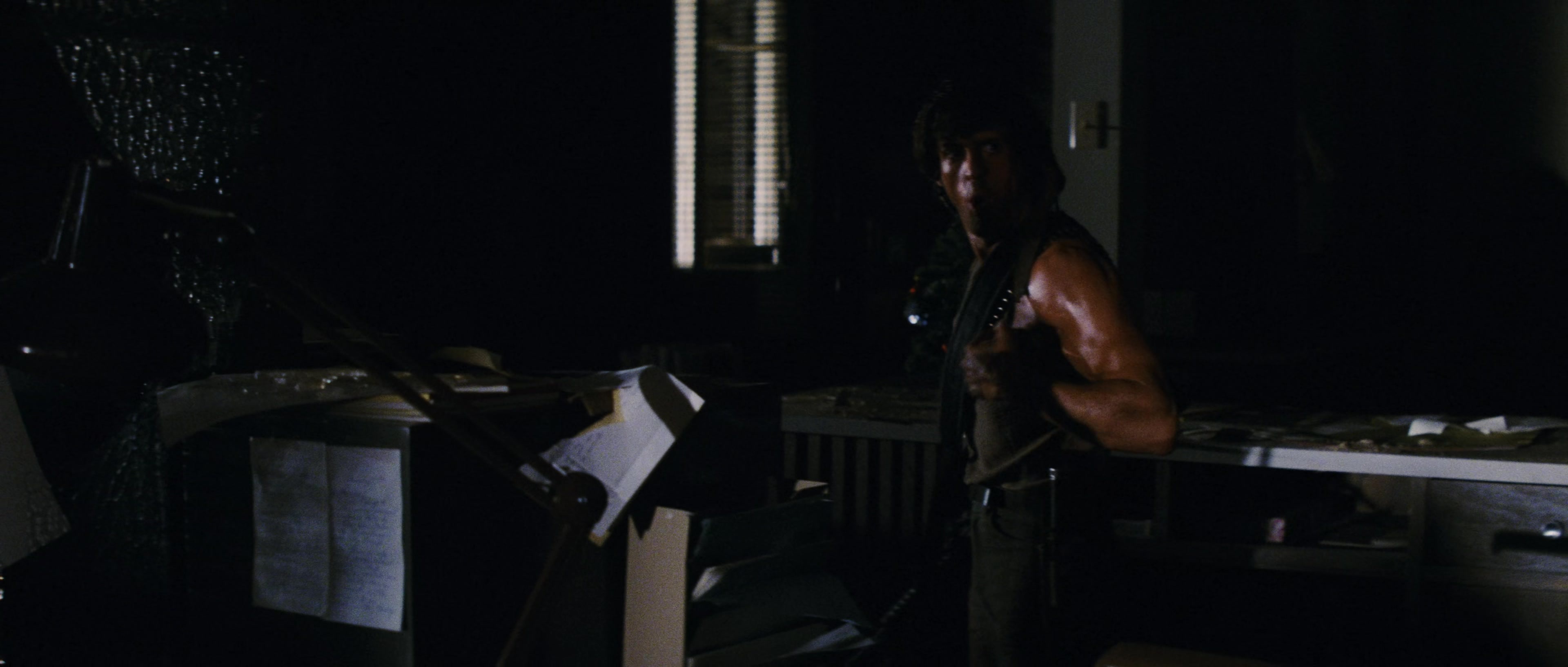First Blood (1982), wide, 2.35:1 — film still