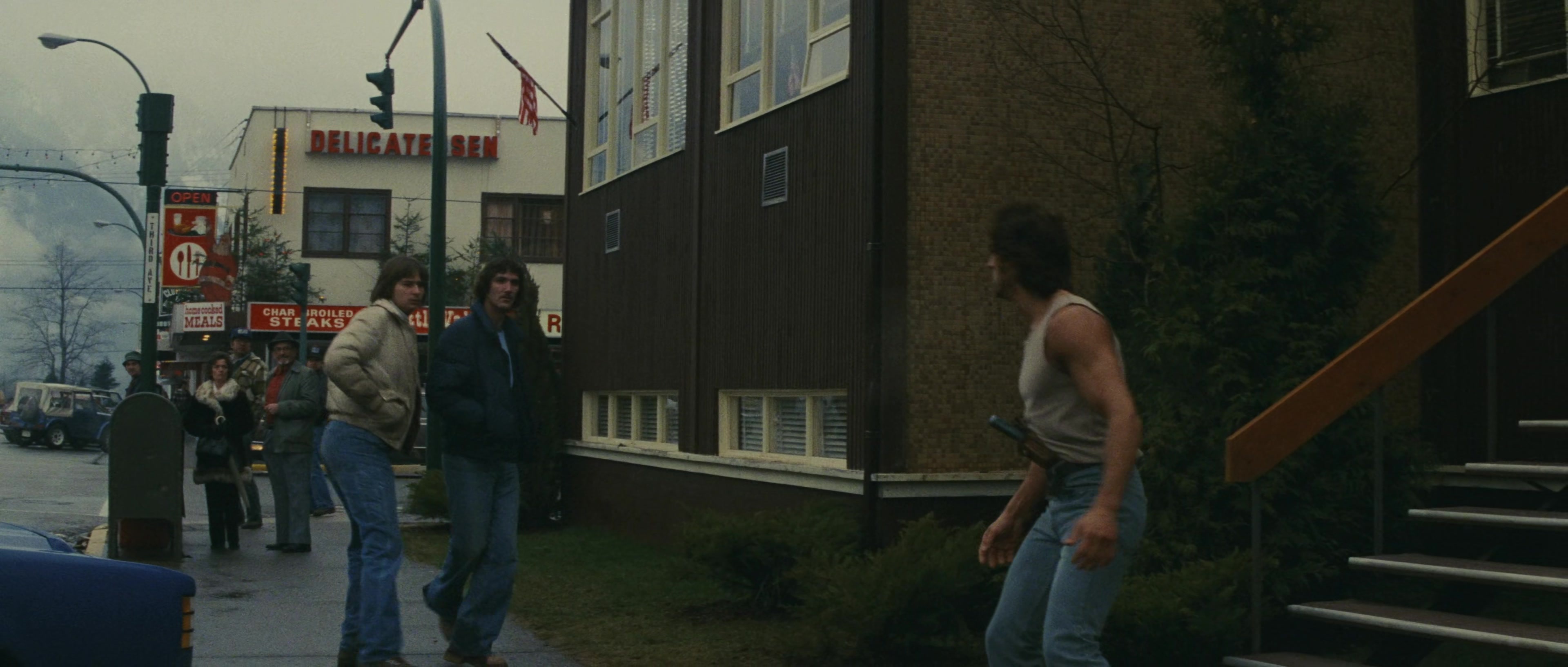 First Blood (1982), wide, 2.35:1 — film still