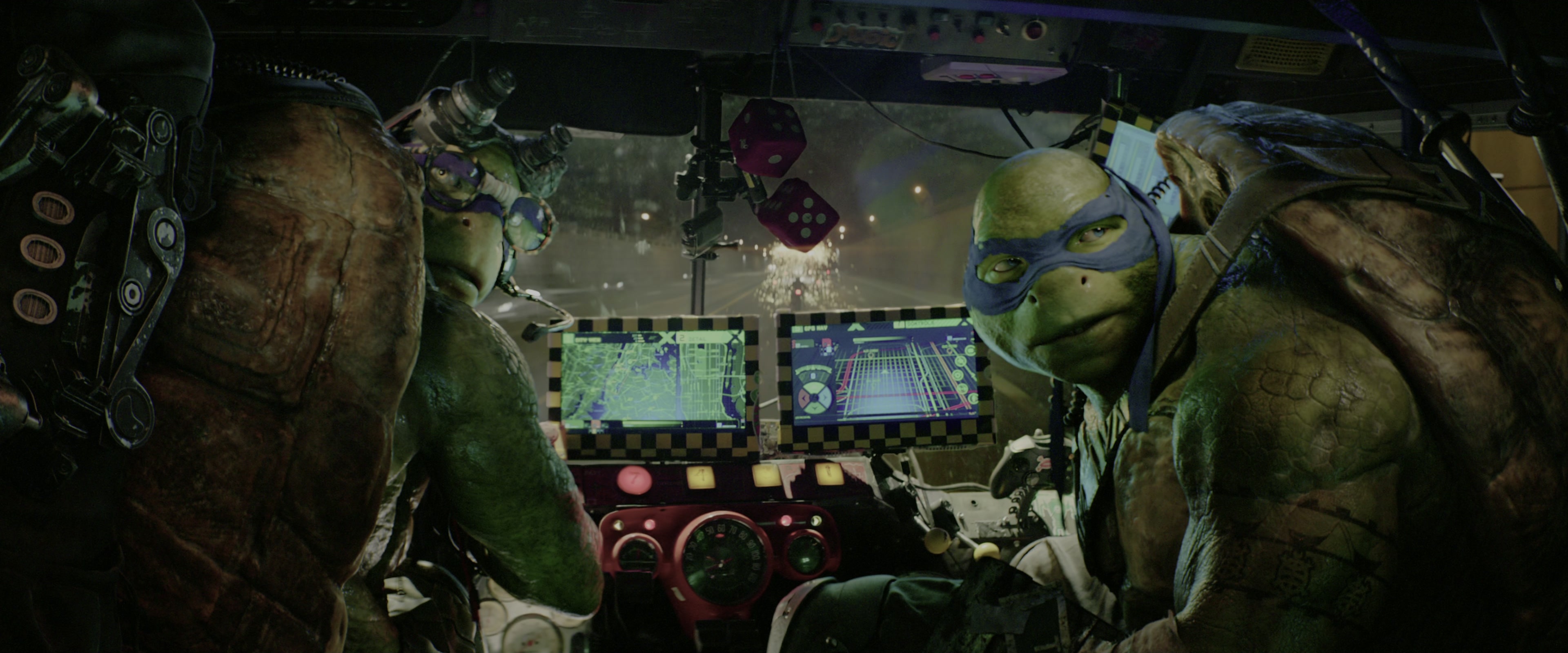 Teenage Mutant Ninja Turtles: Out of the Shadows (2016), wide, 2.40:1 — film still