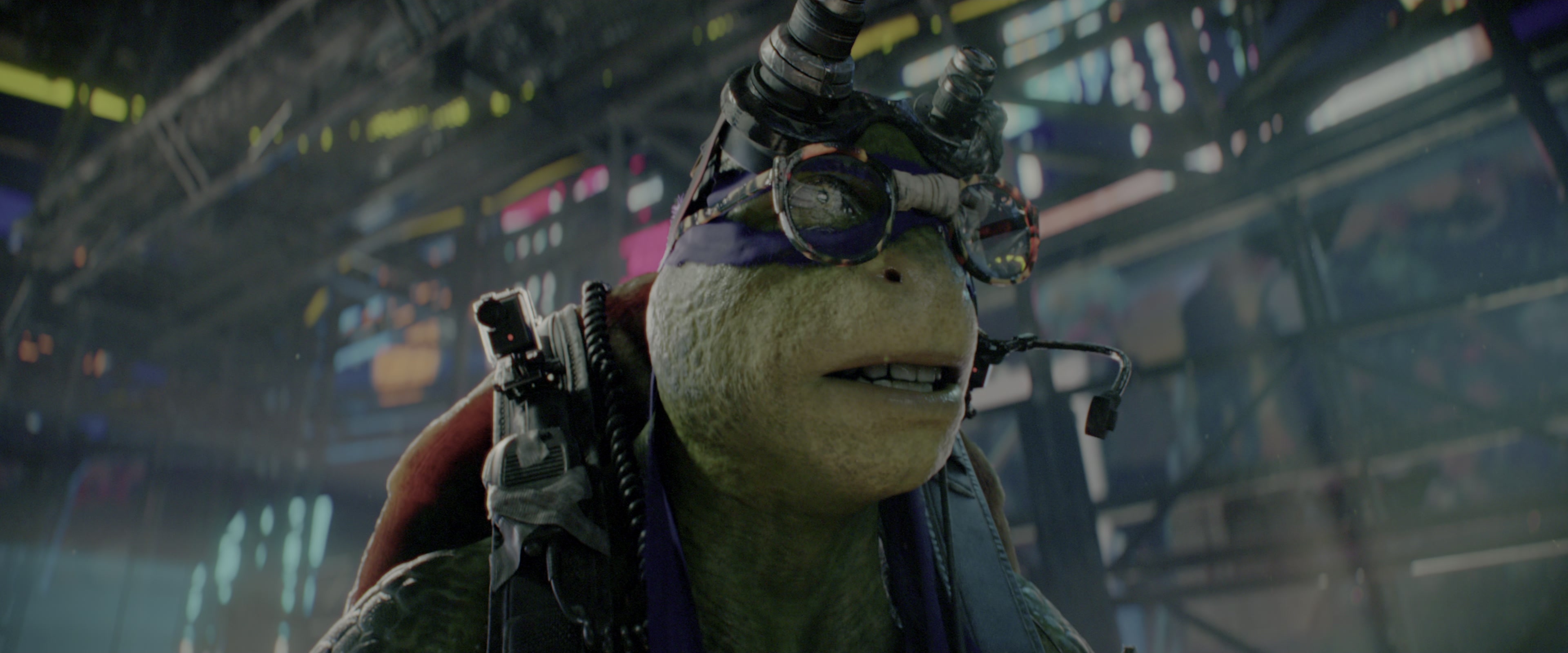 Teenage Mutant Ninja Turtles: Out of the Shadows (2016), wide, 2.40:1 — film still